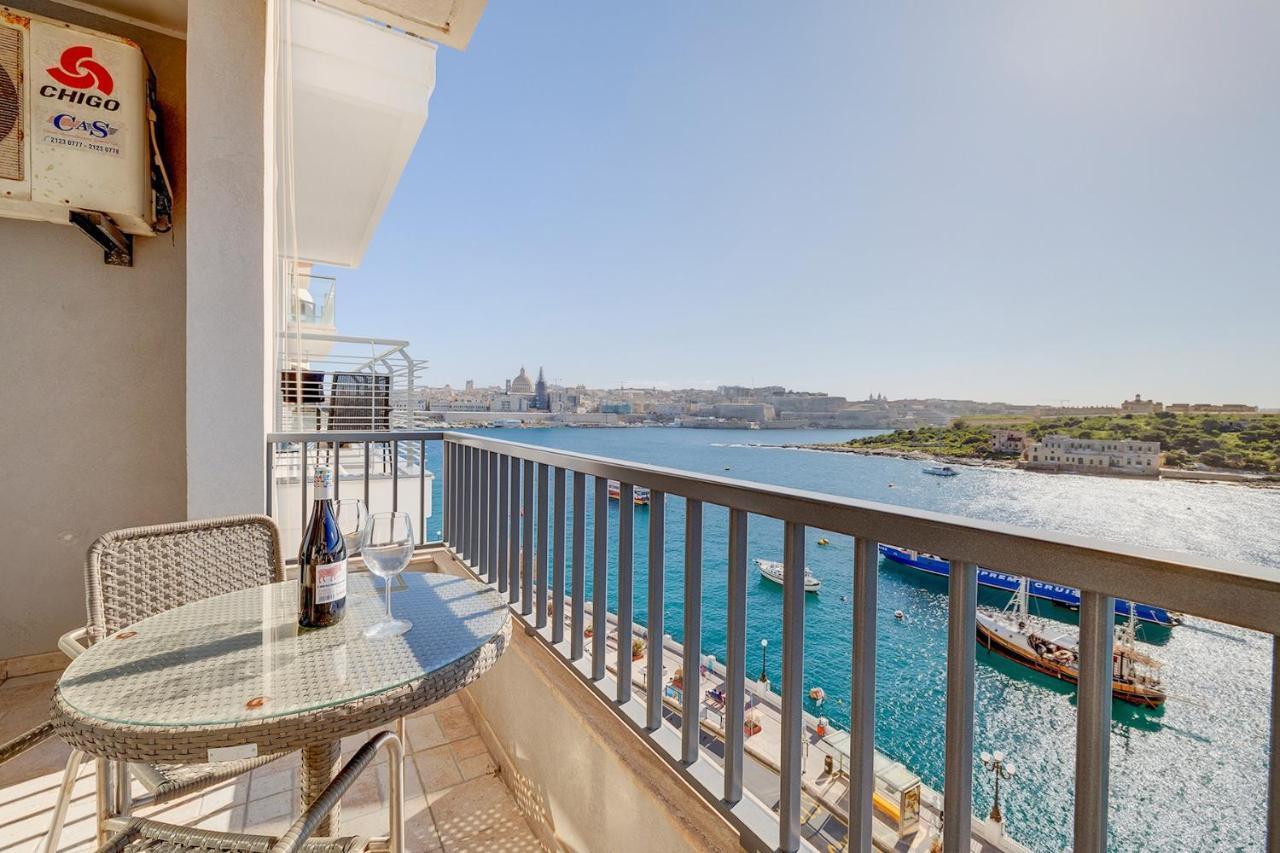 Marvellous Apartment With Valletta And Harbour Views Sliema Zewnętrze zdjęcie